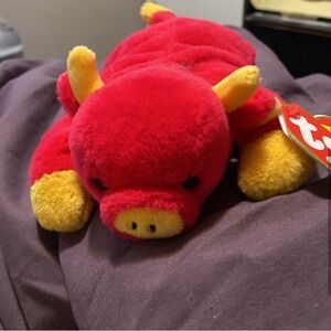 TY Snort bull plushie